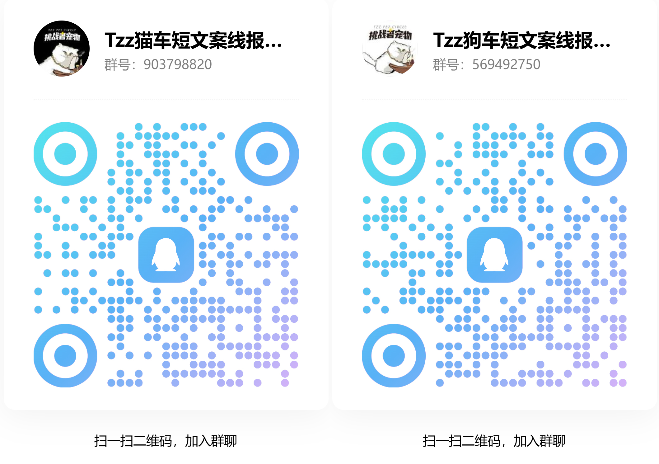 挑战者宠物QQ采集群